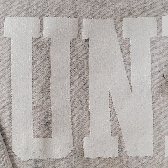 Vintage 80s Marquette Sweatshirt L/XL 23x24 Boxy Champion - Picture 14 of 16